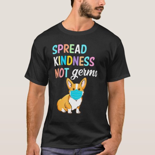 T-shirt Étaler la gentillesse pas Germes Essential Corgi C (Devant)