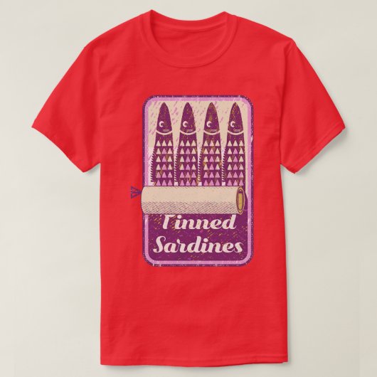 T-shirt Étanchéité des sardines (Design devant)