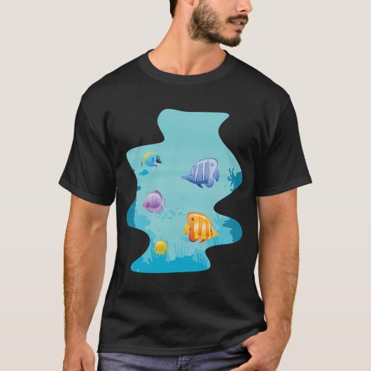 T-shirt Étang à poissons (Devant)