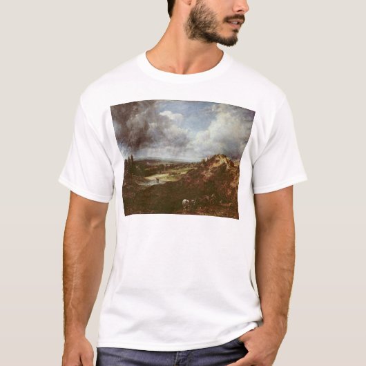 T-shirt Étang de colline de branche de John Constable |, (Devant)