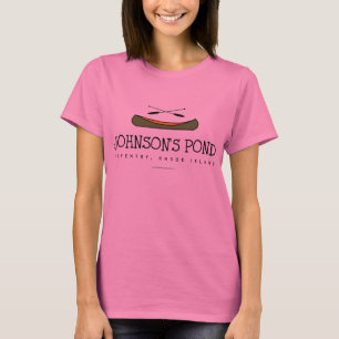 T-shirt Étang de Johnson (canoë vert)