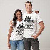 T-shirt Étant un mécanicien d'aviation… (Unisexe)