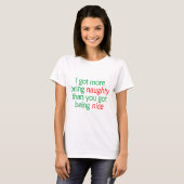 T-shirt Étant vilain (Devant entier)