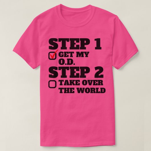 T-shirt Étape 1 Obtenir Mon OD Étape 2 Prendre le contrôle (Design devant)