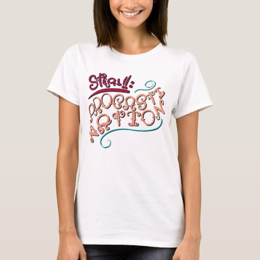 T-shirt Étape 1 : Procrastination (Devant)