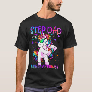 T-shirt Étape Papa De L'Anniversaire Princesse Flossing Un