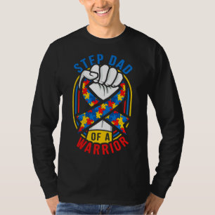 T-shirt Étape Papa D'Une Sensibilisation sur l'autisme De