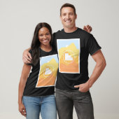 T-SHIRT ÉTAPES D'OR (ORANGE) (Unisexe)