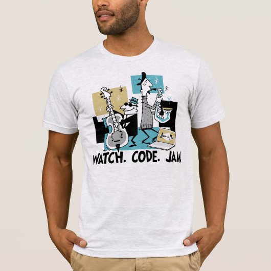 T-shirt $$etAPP-o-Tapis : Montre. Code. Confiture (Devant)