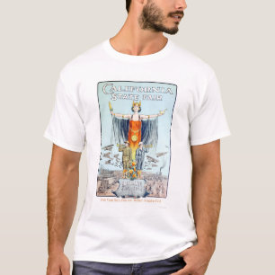 T-shirt État 1918 de la Californie juste