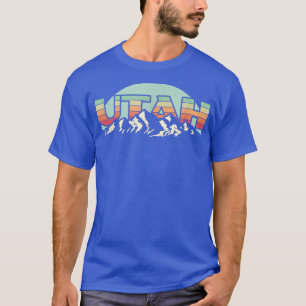 T-shirt Etat américain Utah - Vintage Mountain Nature Hiki