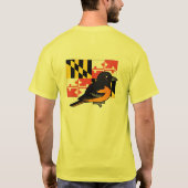 T-shirt État Birdorable du Maryland : Baltimore Oriole (Dos)