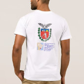 T-shirt État brésilien de drapeau de Paraná (Dos)