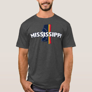 T-shirt État coloré du Mississippi