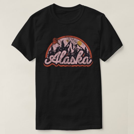 T-shirt État d'Alaska (Design devant)