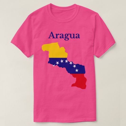 T-shirt État d'Aragua Venezuela (Design devant)