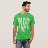 T-shirt État de Bayou Louisiane (Devant entier)