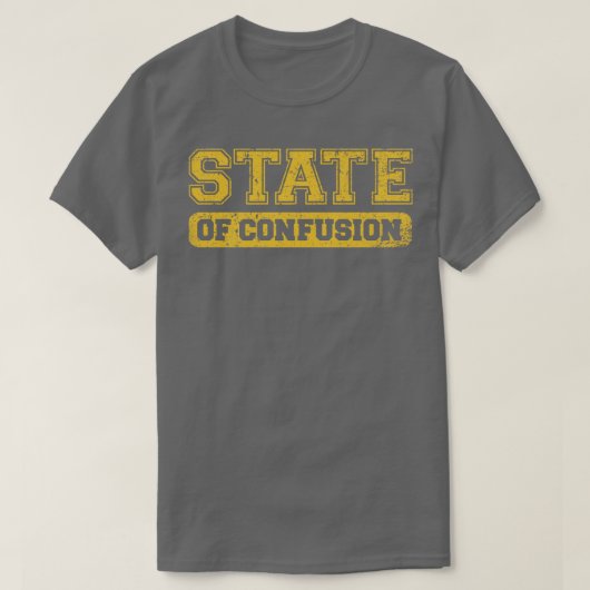 T-shirt État de confusion (Design devant)