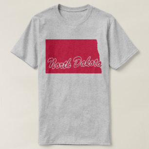 T-shirt État De Forme Du Dakota Du Nord
