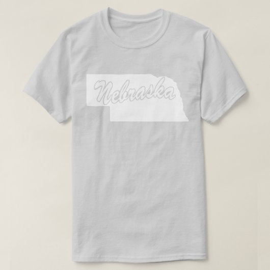 T-shirt État De Forme Nebraska (Design devant)