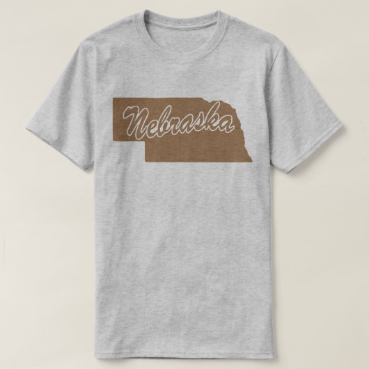 T-shirt État De Forme Nebraska (Design devant)