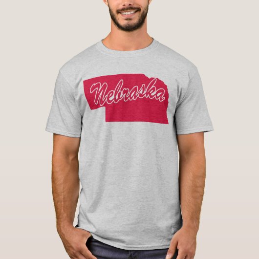 T-shirt État De Forme Nebraska (Devant)
