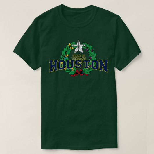 T-shirt État de Houston au Texas USA (Design devant)