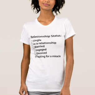 T-shirt État de la relation
