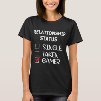 T-shirt État de la relation Jeu unique pris