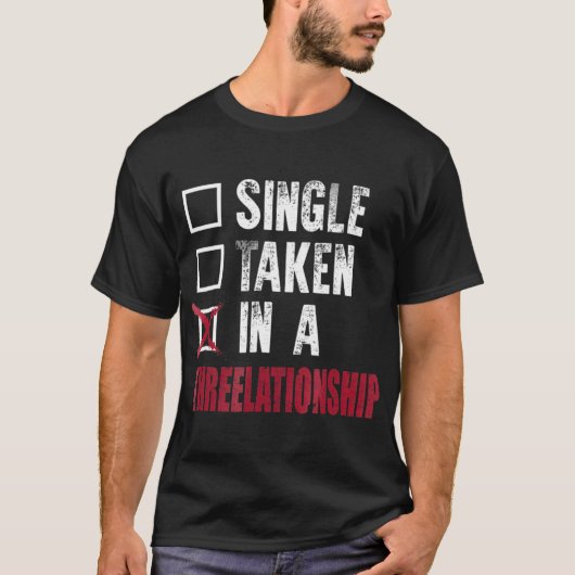 T-shirt État de la relation T par flux polyamory (Devant)