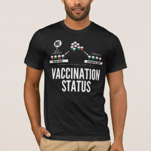 T-shirt État de la vaccination - Je fais partie du groupe