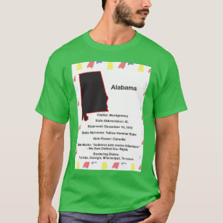 T-shirt État de l'Alabama