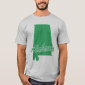 T-shirt État De L'Alabama (Devant)