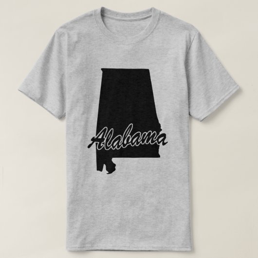 T-shirt État De L'Alabama (Design devant)