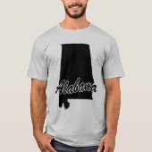 T-shirt État De L'Alabama (Devant)