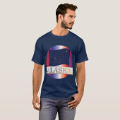 T-shirt État de l'Alaska (Devant entier)