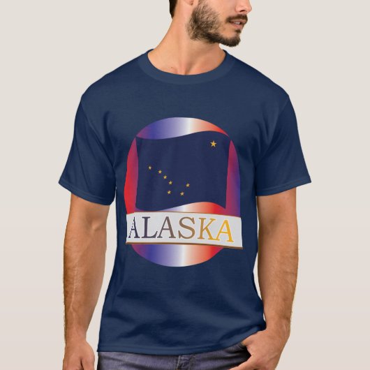 T-shirt État de l'Alaska (Devant)