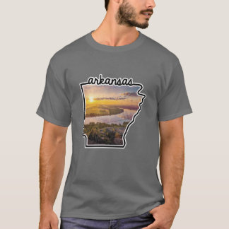 T-shirt État de l'Arkansas Montagne de l'Arkansas Arkansas