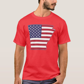 T-shirt Etat de l'Arkansas USA Drapeau américain Patriotiq