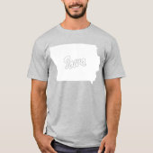 T-shirt État de l'Iowa (Devant)