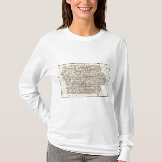 T-shirt État de l'Iowa (Devant)