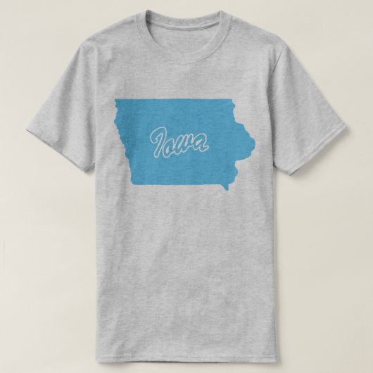 T-shirt État de l'Iowa (Design devant)
