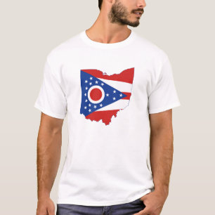 T-shirt Etat de l'Ohio Formé Ohioan Buckeye États Drapeau