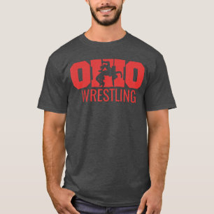 T-shirt État de l'Ohio Wrestling Lutteur Libre Équipement