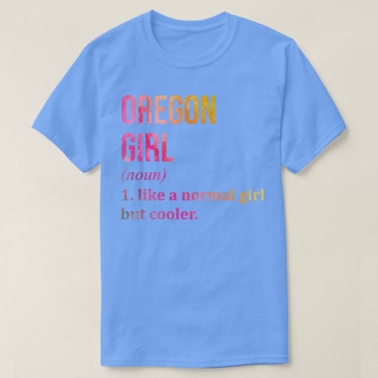 T-shirt État de l'Oregon (Design devant)