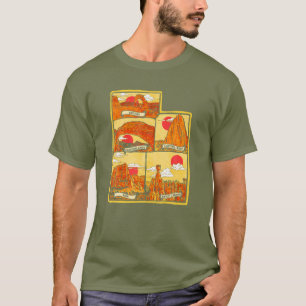 T-shirt État De L'Utah Cinq Parcs Nationaux Arches Zion C