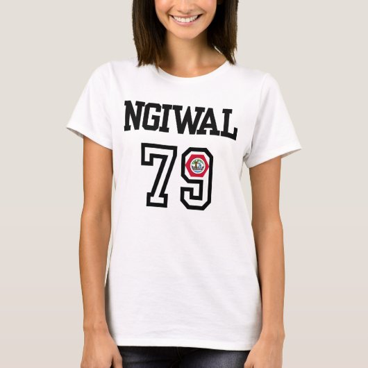 T-shirt Etat de Ngiwal Palau Micronésie (Devant)