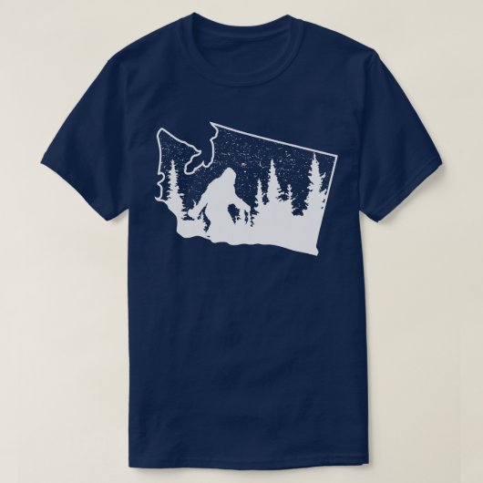T-shirt État de Washington 1 (Design devant)