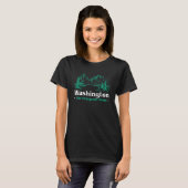 T-shirt État de Washington L'État À feuillage persistant (Devant entier)