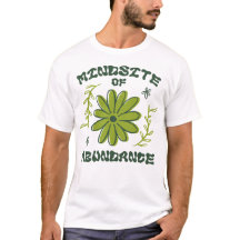 État d'esprit d'abondance Fleur Vibes Positives
